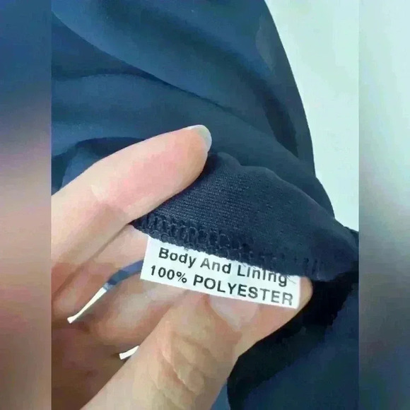 LOVE Womens Royal Blue Fit and Flare Holiday Party Dress Small Medium - Picture 14 of 15